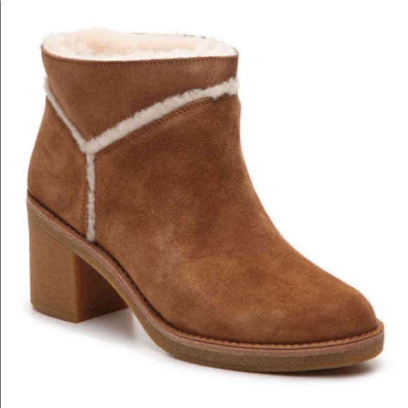 UGG Shoes - UGG Kasen suede block Heel Boots